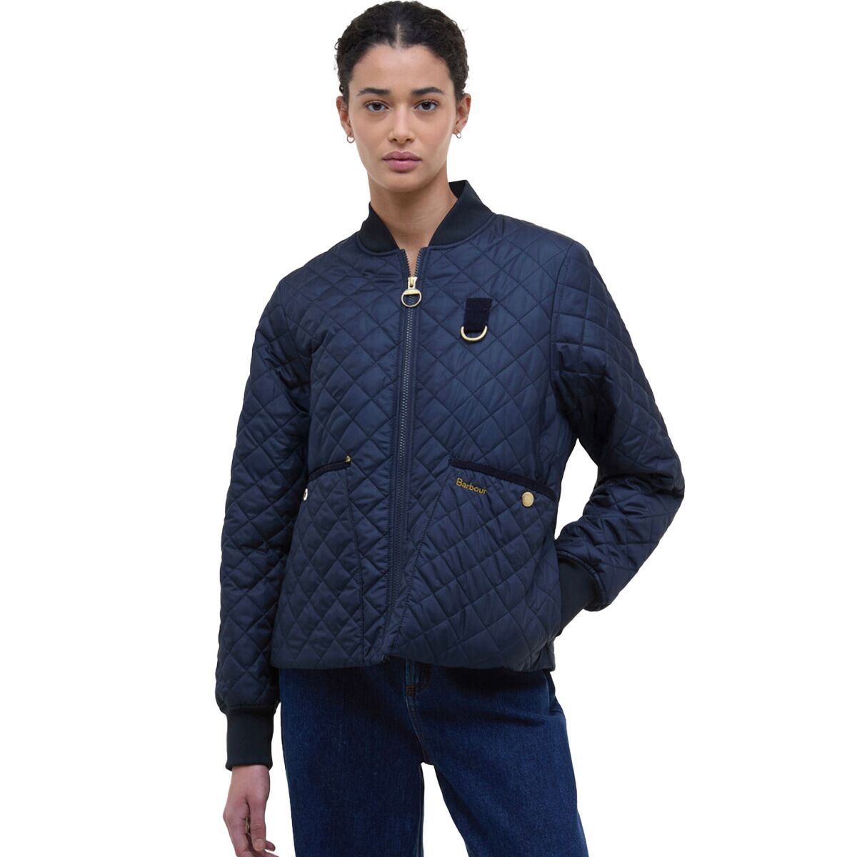 

Куртка Reyna стеганая Barbour, синий
