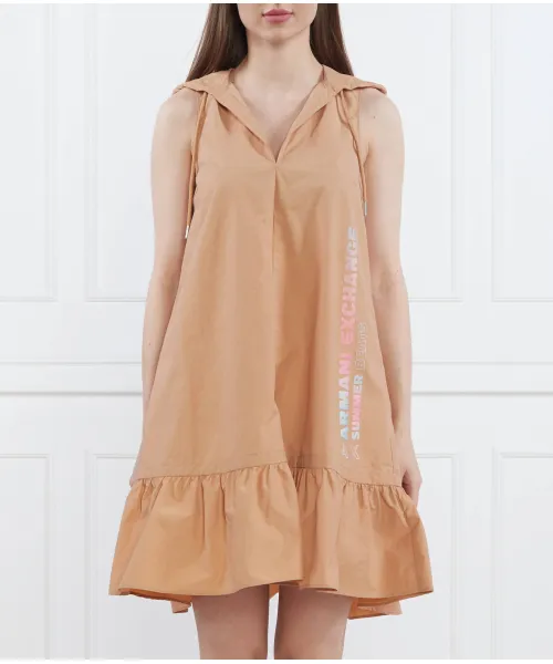 

Платье Loose fit Armani Exchange, розовый