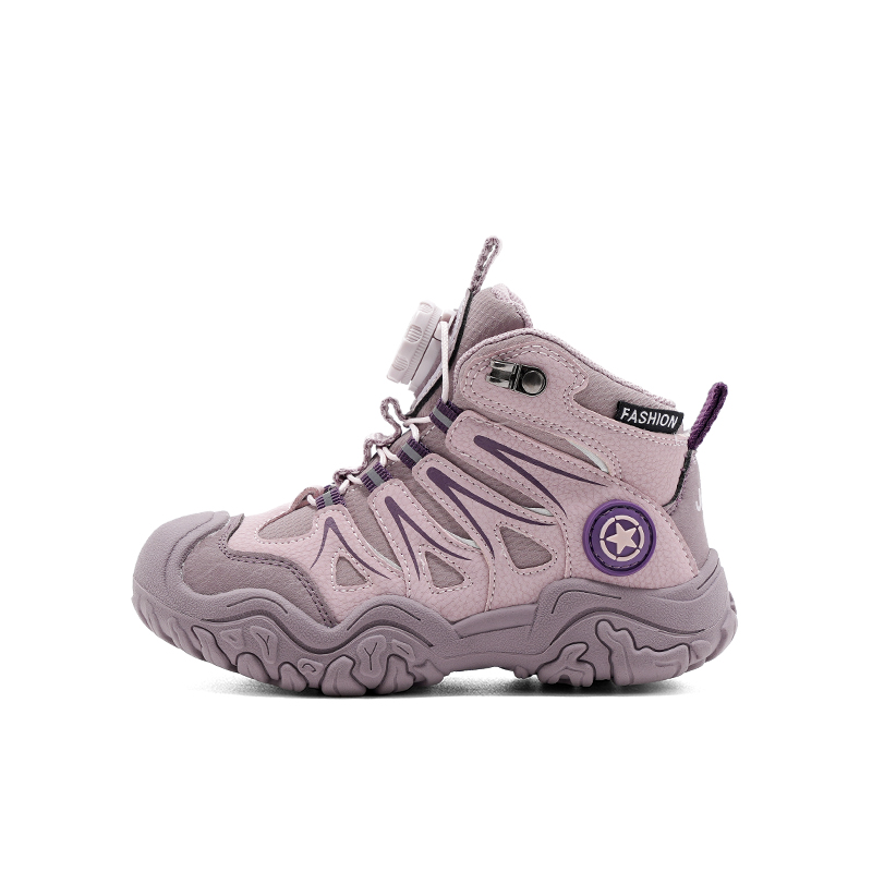 

Explorer 20 Slip Resistant Abrasion Resistant высокие повседневные кроссовки для детей Jeep, розовый фиолетовый