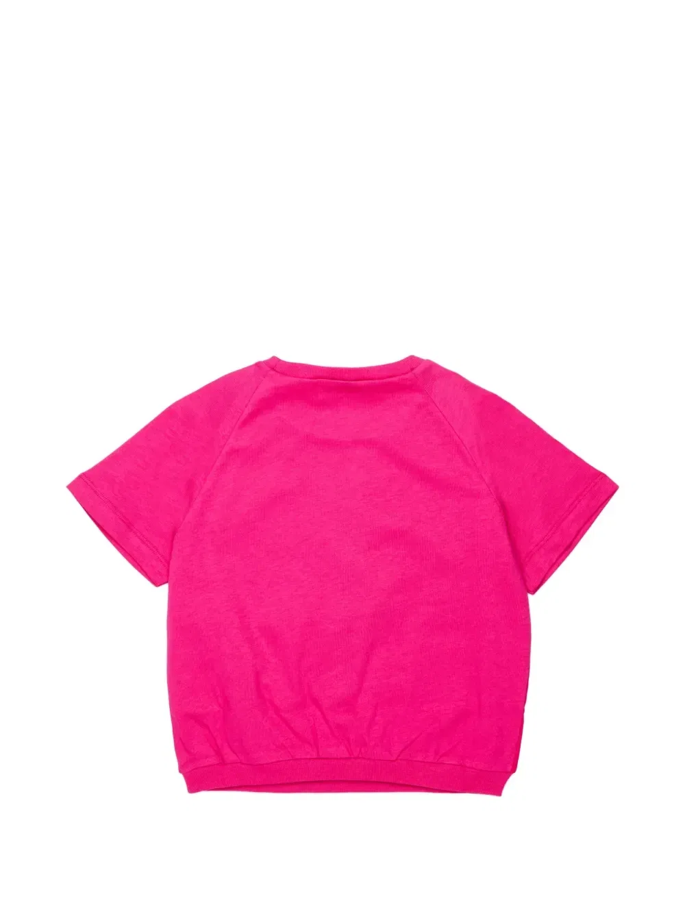 Футболка эластичная с нашивкой-логотипом DSQUARED2 KIDS, розовый — фото 2