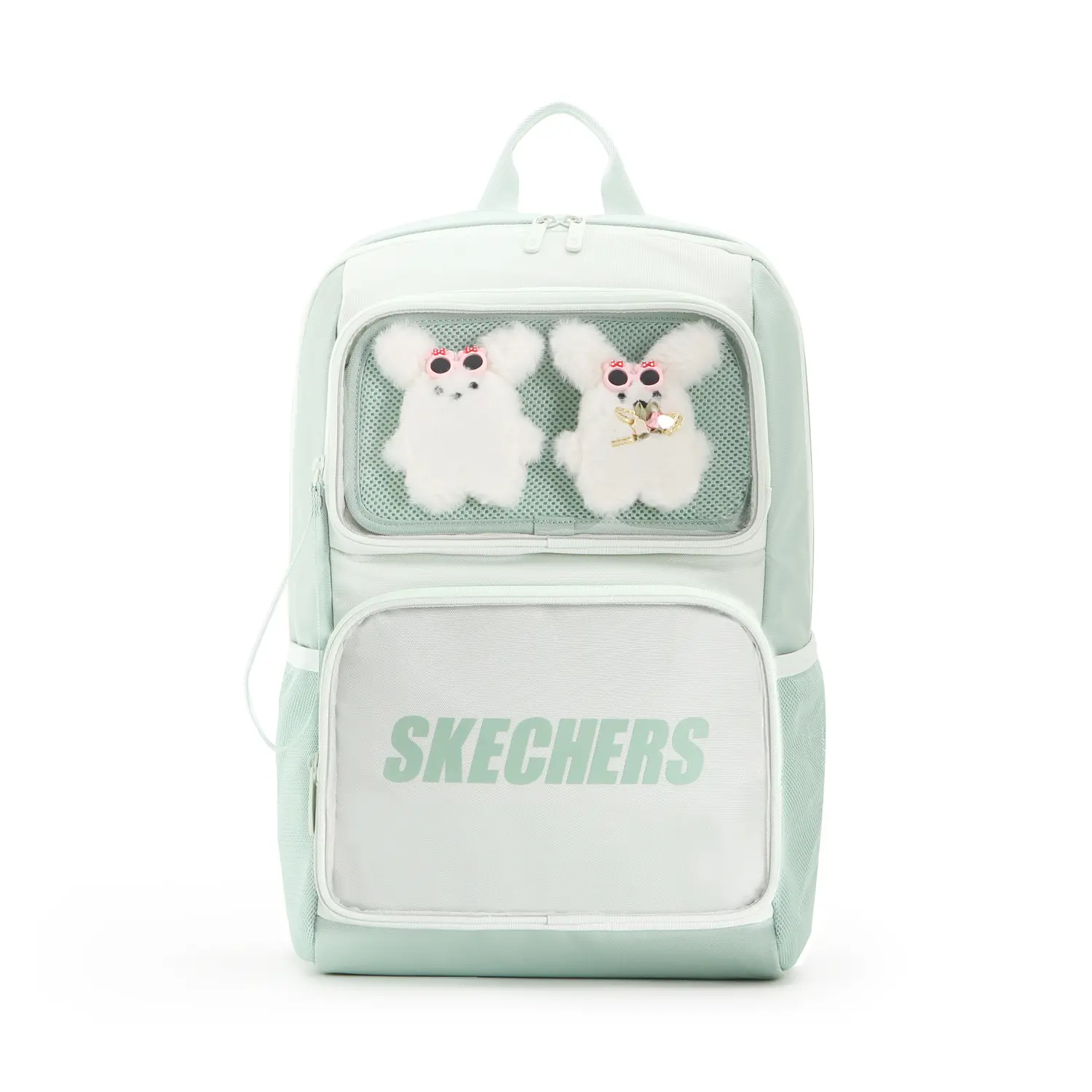 

Skechers Лёгкий рюкзак унисекс сапфирово-зелёный и прозрачно-зелёный, Royal Blue Green & Bright Green & Flight Rabbit