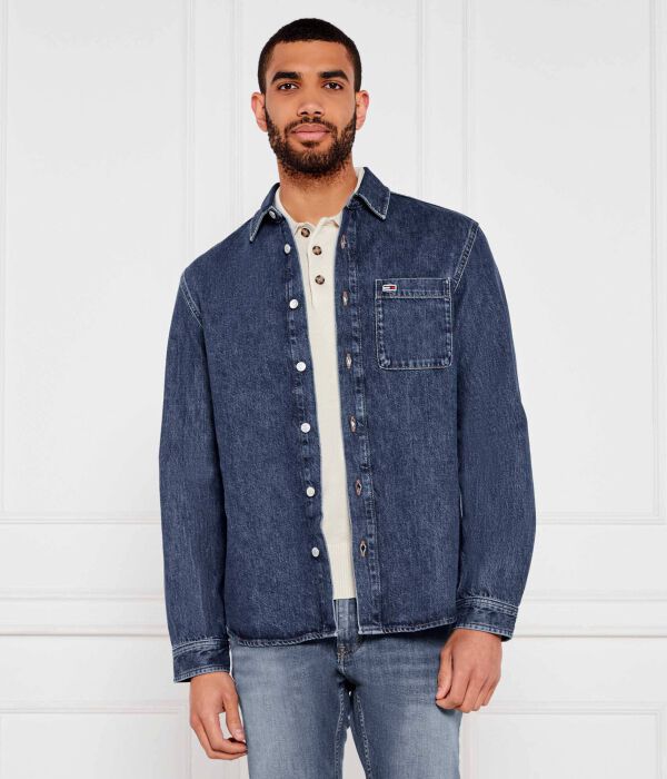 

Рубашка джинсовая Regular fit Tommy Jeans, синий