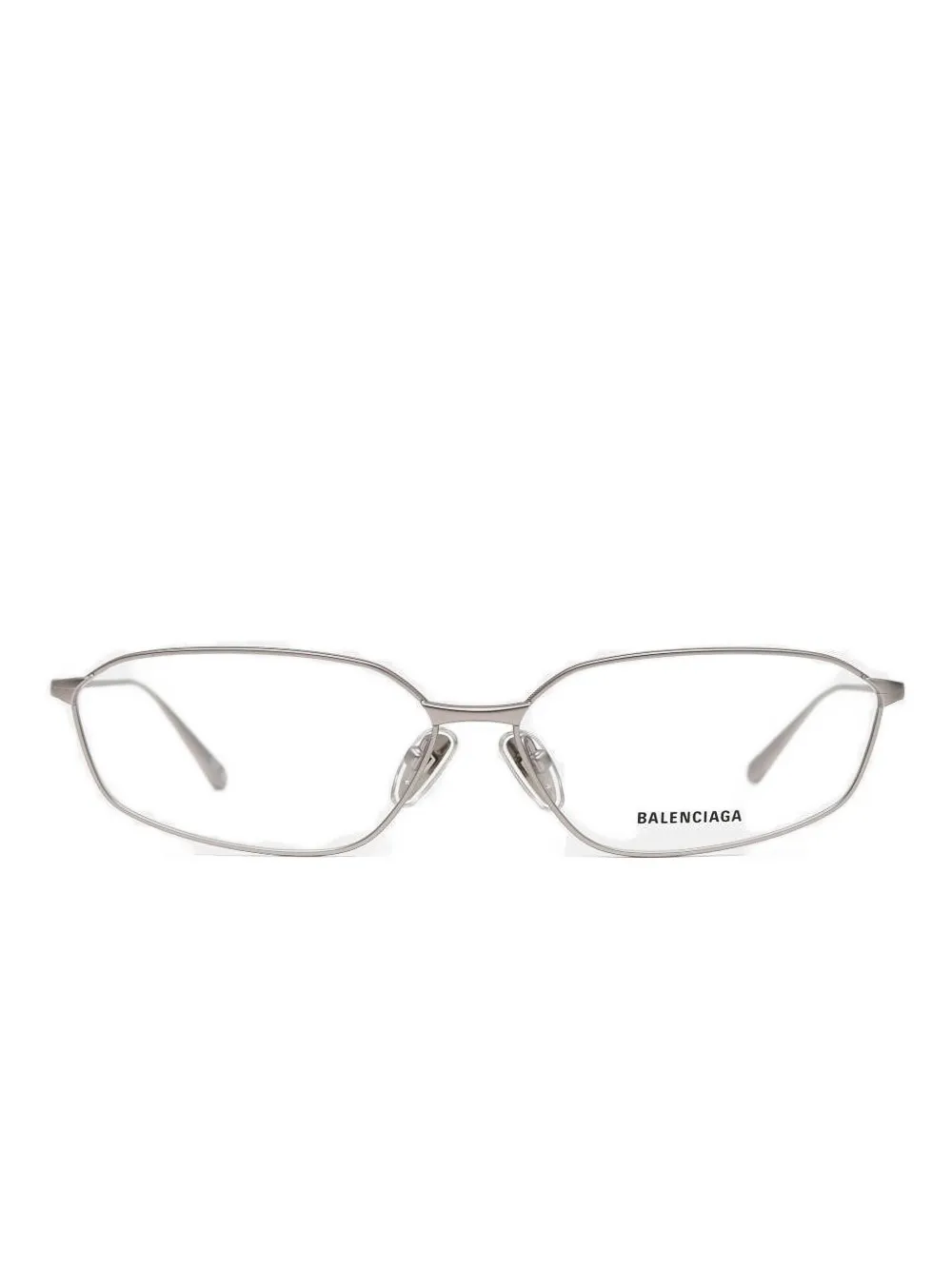 

Очки в геометрической оправе Balenciaga Eyewear, серый