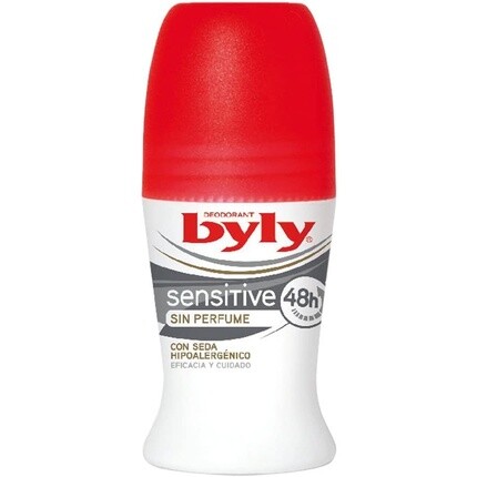 

Дезодорант Sensitive без отдушек с гипоаллергенным шелком 50мл Byly