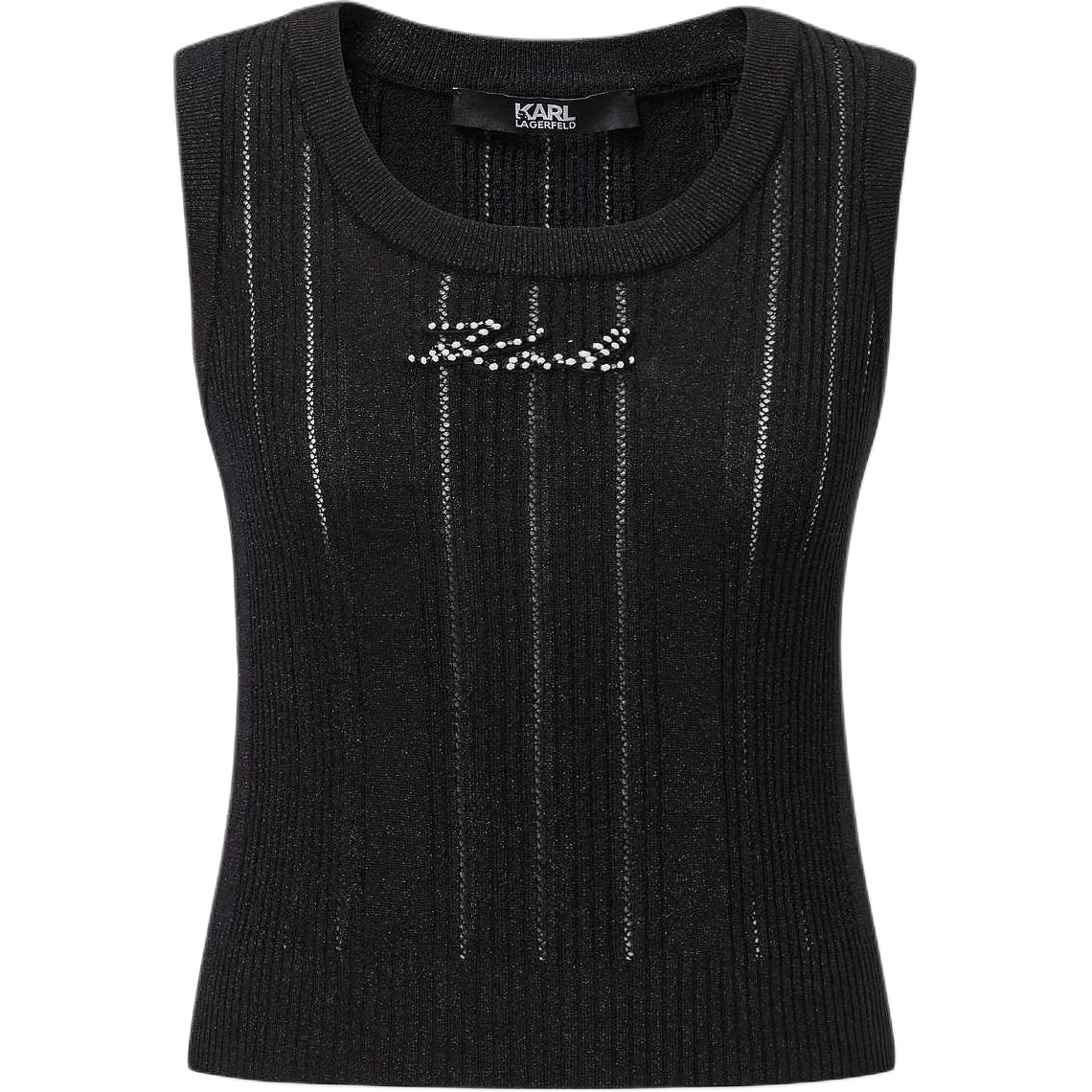 

KARL LAGERFELD / Karl Lagerfeld Jeans Футболка-майка KARL LAGERFELD женская черная