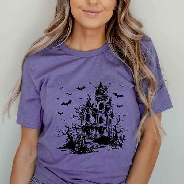 

Футболка с принтом "Дом с привидениями и летучие мыши" Simply Sage Market, Grape, Зеленый, Футболка с принтом "Дом с привидениями и летучие мыши" Simply Sage Market, Grape