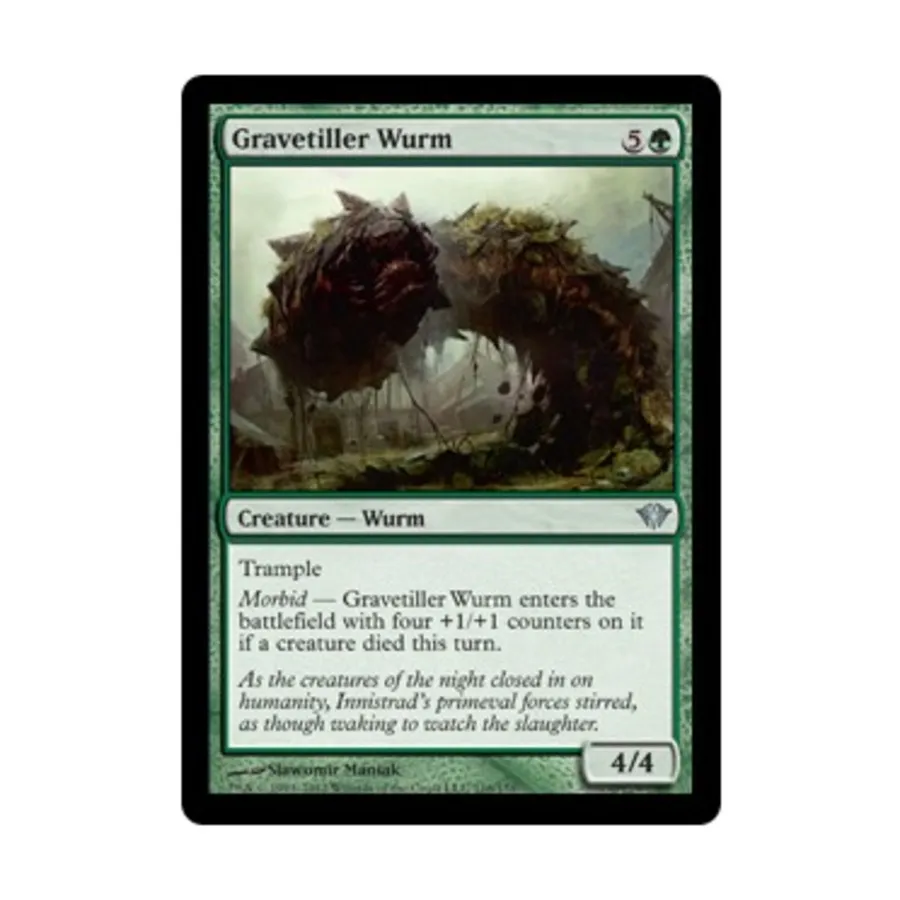 

CCG Граветилер Вурм (U), MTG - Dark Ascension
