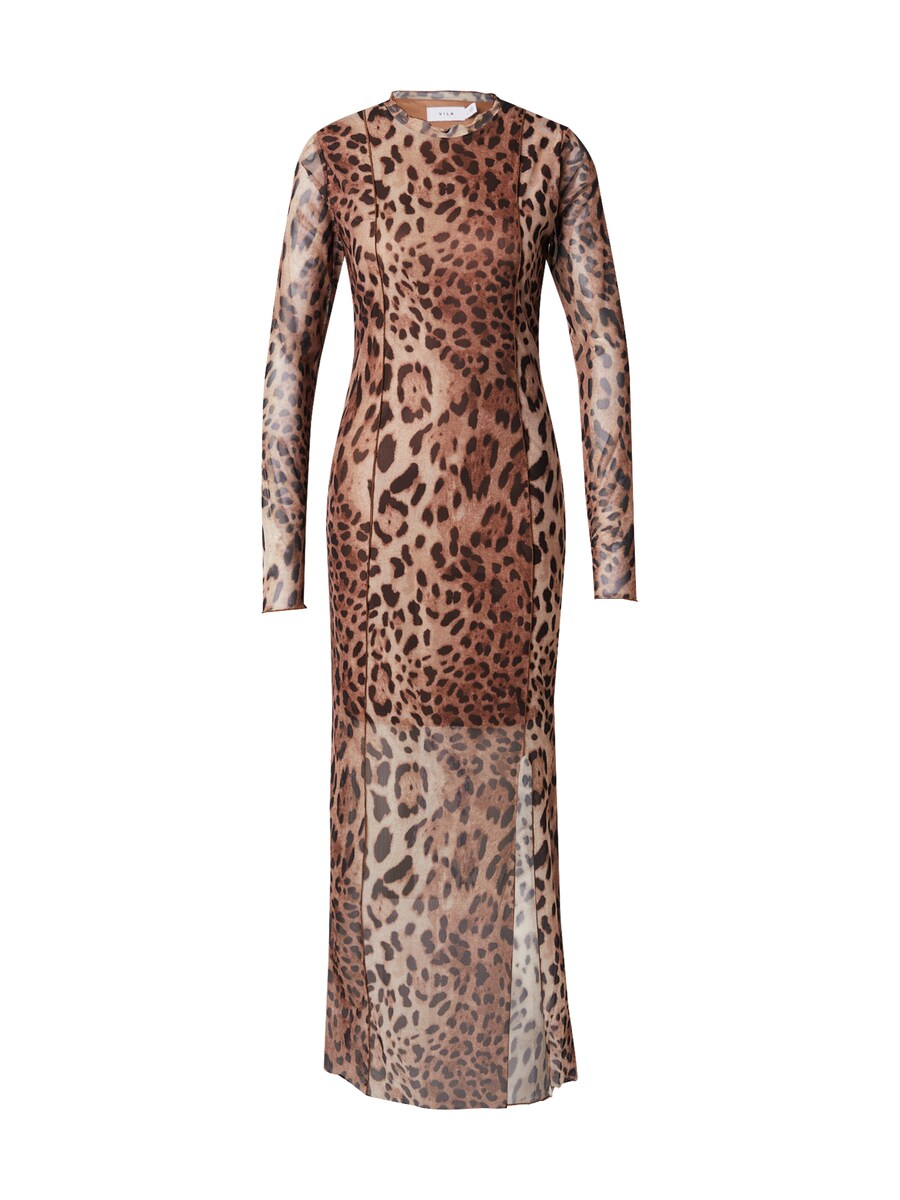 

Платье VILA Ninna, цвет Brown/Light brown/Black