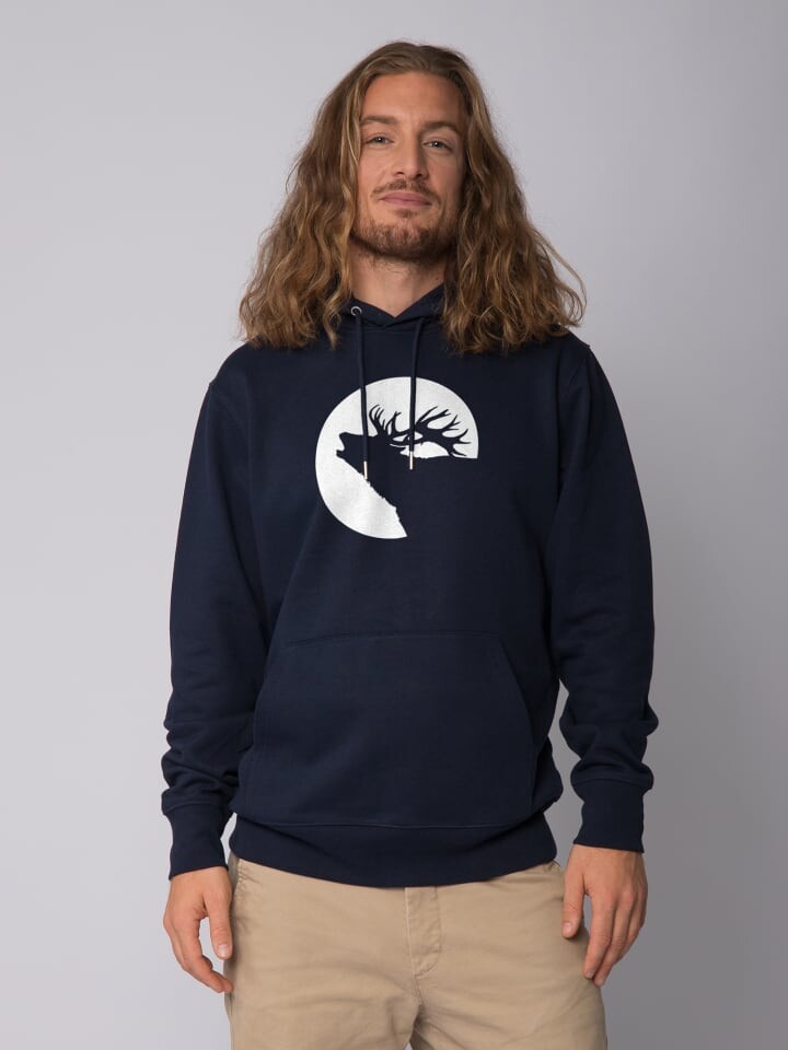 

Толстовка wat Apparel Sweatshirt Röhrender Hirsch, темно-синий