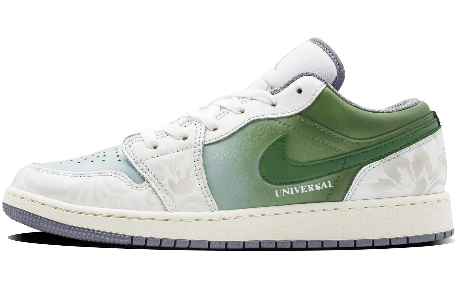 

Кроссовки Air Jordan 1 Vintage Basketball Shoes Women's Low-top Gray, светло-серый