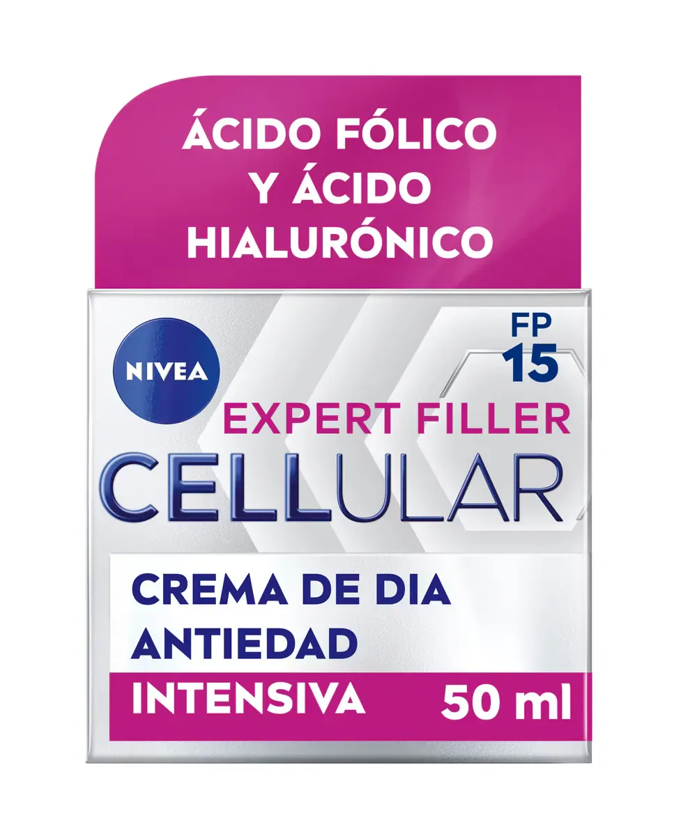 Крем для лица Nivea — Дневной Hyaluron Cellular Filler против старения и для упругости SPF15, 50 мл