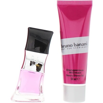 Подарочный набор Bruno Banani Dangerous Woman: туалетная вода 30 мл и гель для душа 50 мл — фото 3