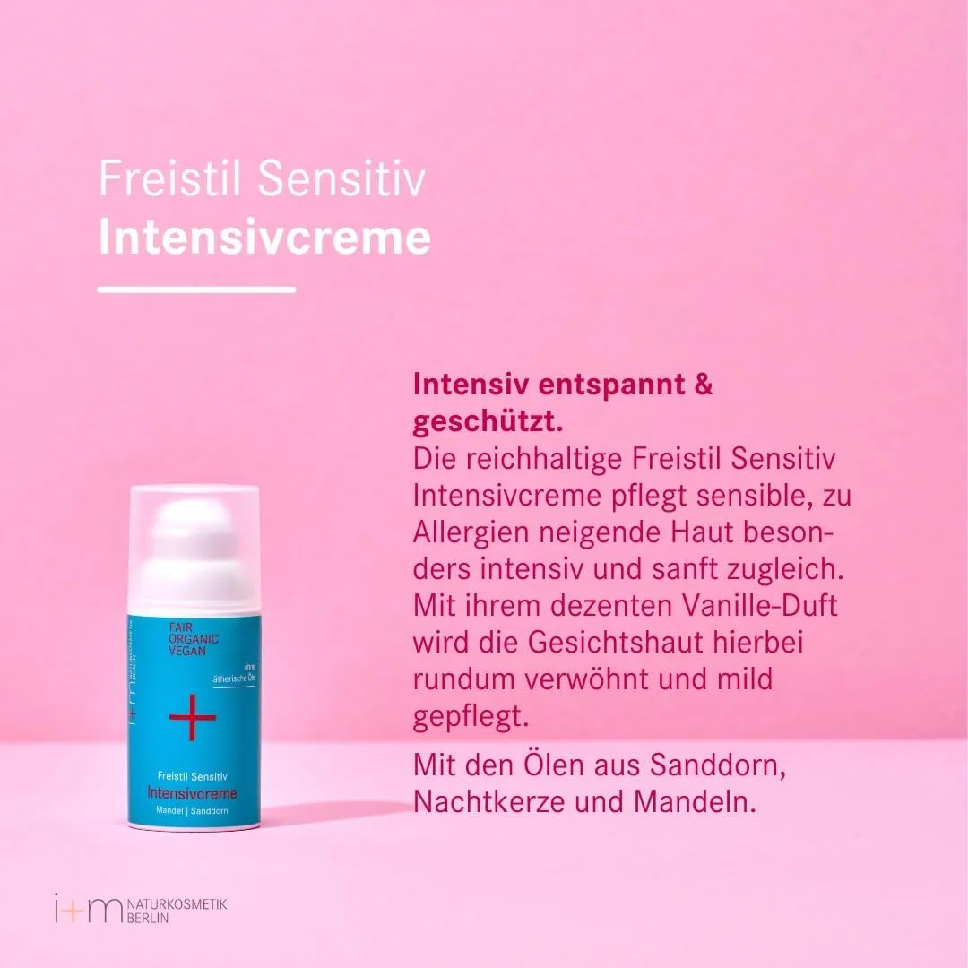Крем для лица I+M Naturkosmetik — Интенсивный «Freistil Sensitiv Intensivcreme» от — фото 3