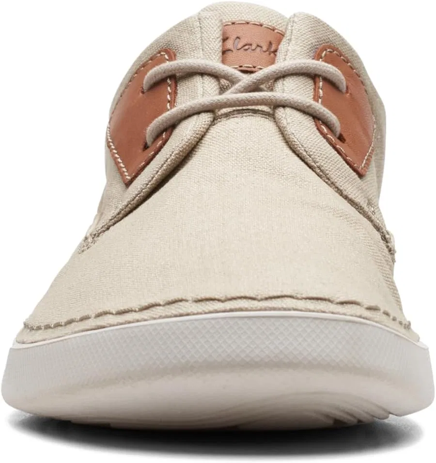 Мужские кроссовки Clarks Gereld Tie, Sand Textile — фото 4