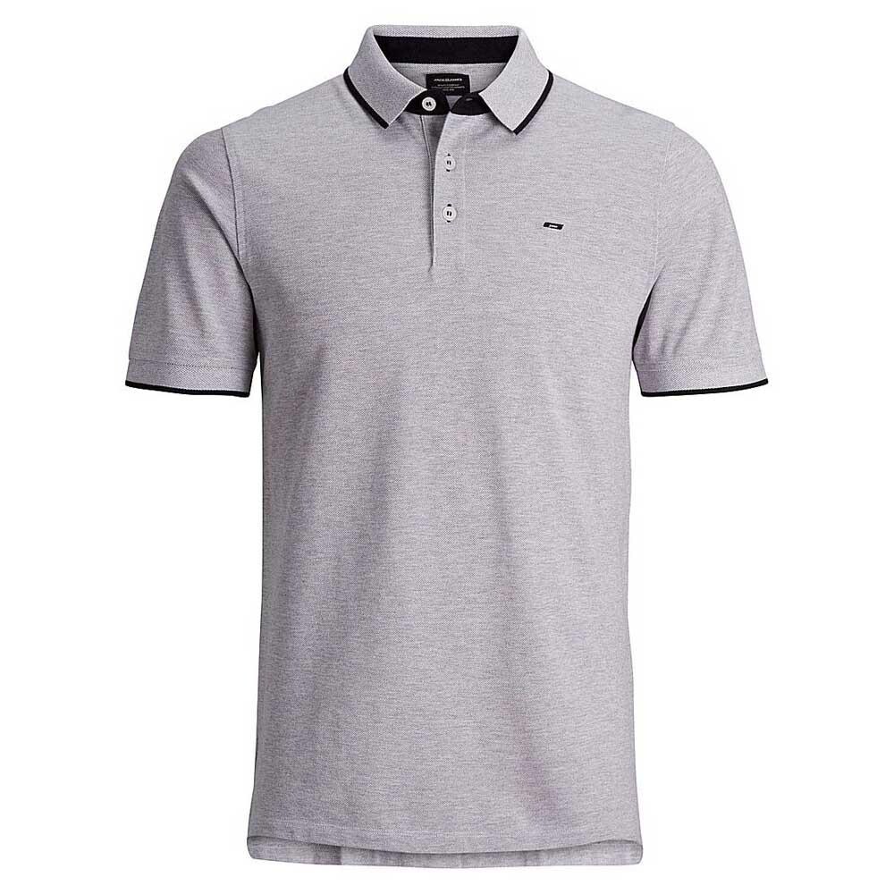 

Поло с коротким рукавом Jack & Jones Epaulos, серый