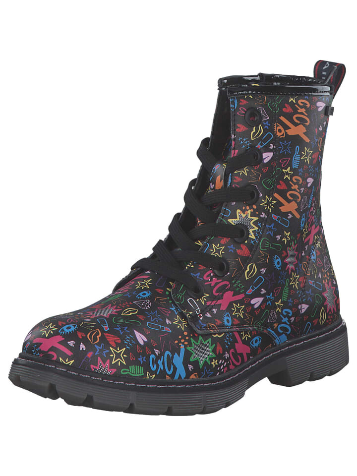 

Сапоги Tom Tailor Stiefel, цвет black-multi