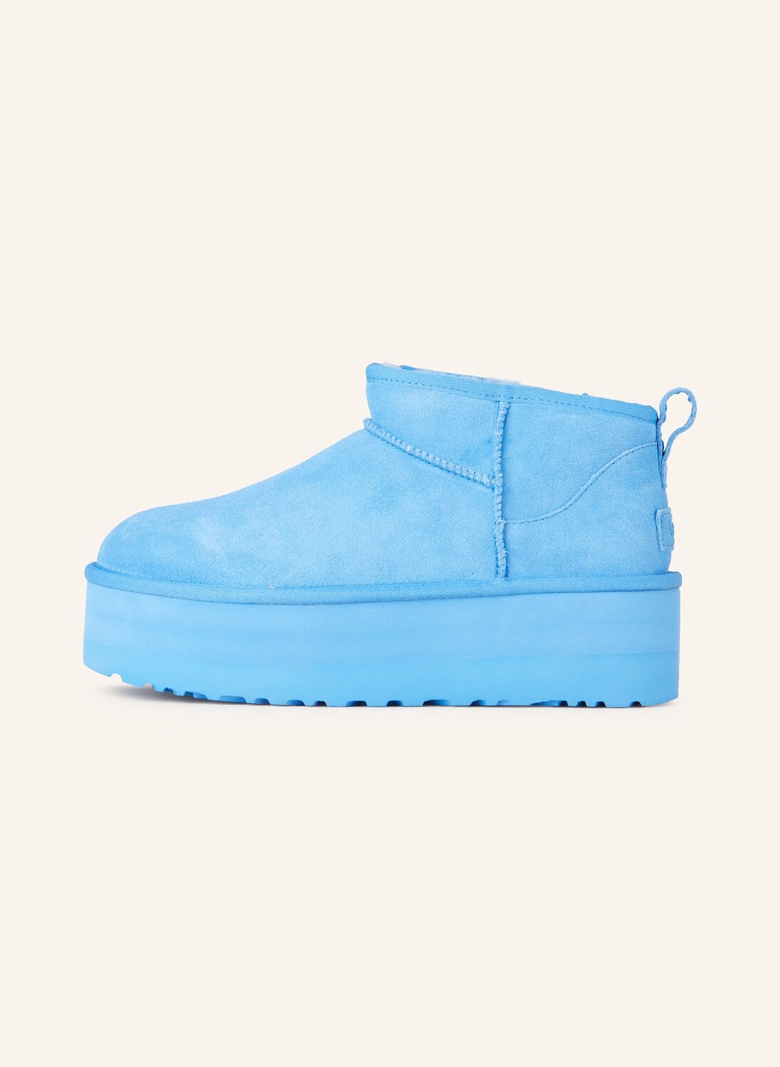 Сапоги UGG на платформе, синий — фото 4