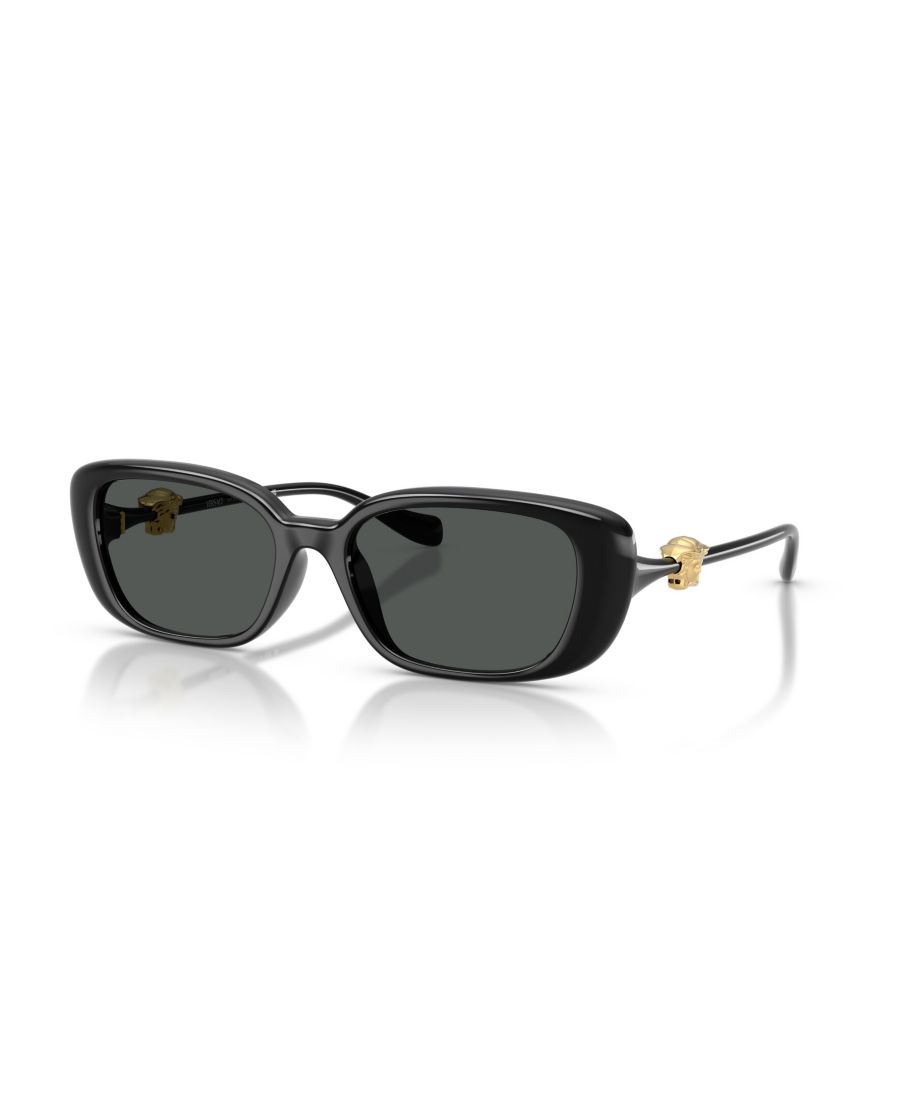 

Женские прямоугольные солнцезащитные очки, VE4504D Versace, Black