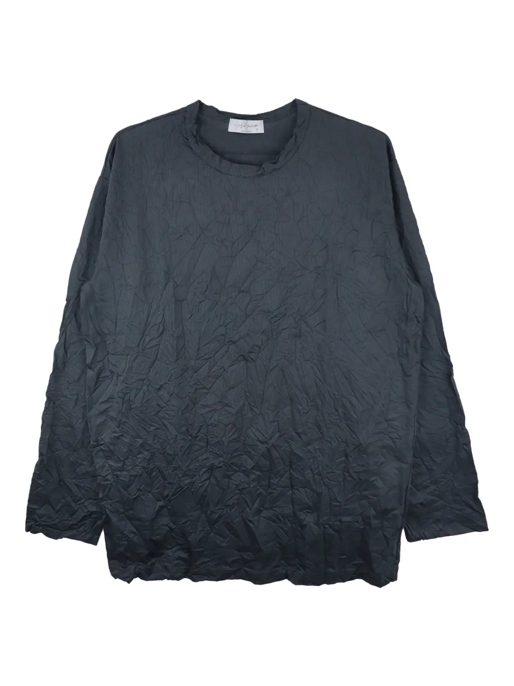 

Футболка с круглым вырезом Yohji Yamamoto, черный