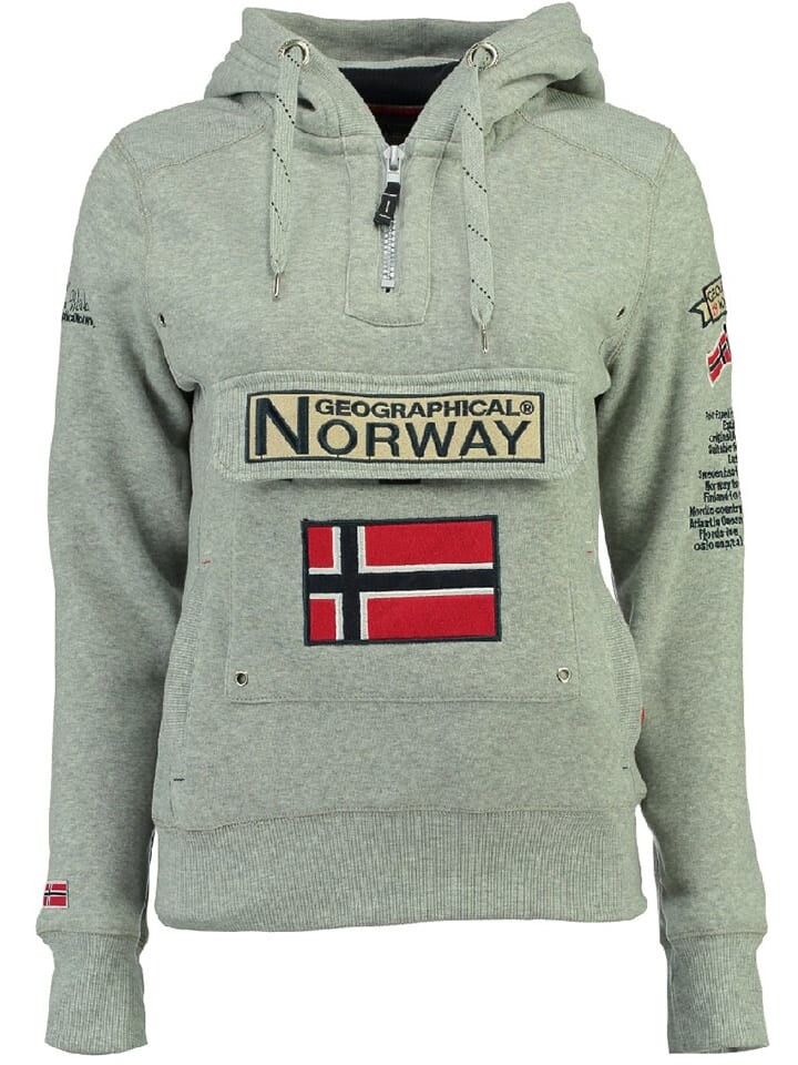

Худи Geographical Norway Gymclass, серый