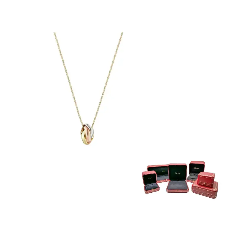 

Cartier 18 каратное белое золото 18 каратное розовое золото ожерелье women's gold