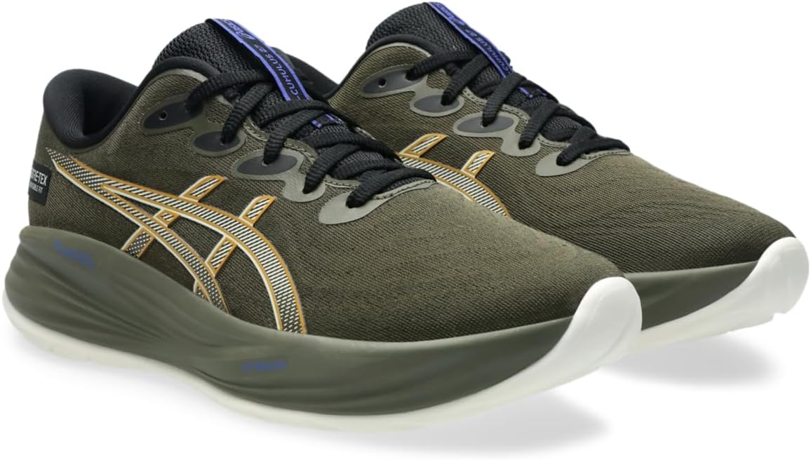 Мужские кроссовки для бега ASICS Gel-Cumulus 27, зеленый/коричневый — фото 2