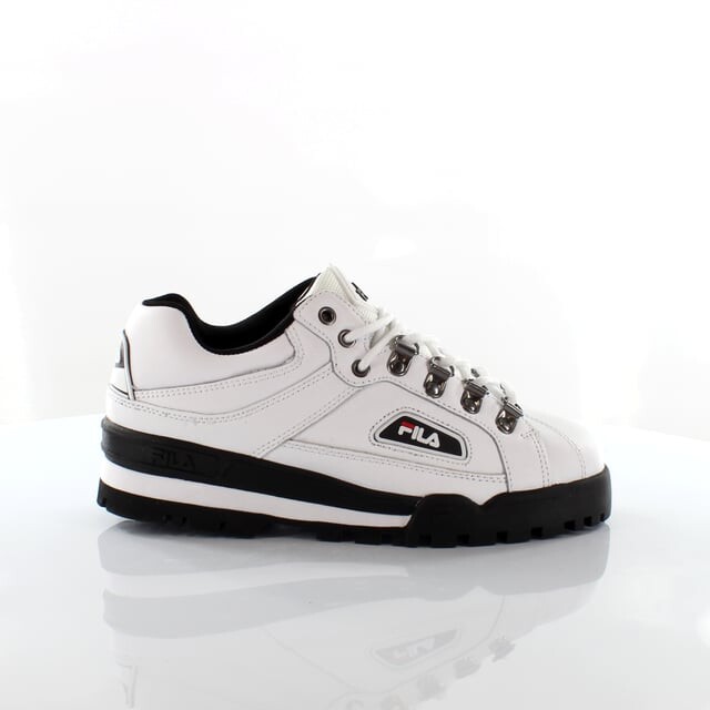 Женские низкие кроссовки Trailblazer белого/черного цвета Fila, черный