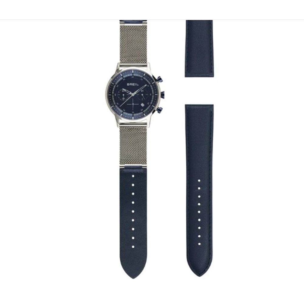 

Часы из синей нержавеющей стали Breil