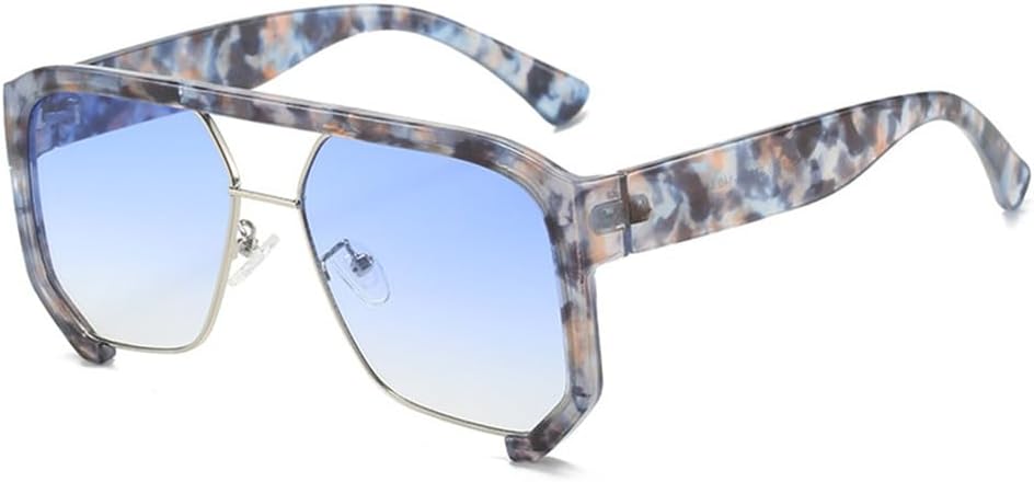 

Солнцезащитные очки в полуободковой оправе для женщин и мужчин в стиле панк-ретро, ​​винтажные солнцезащитные очки с защитой от УФ-излучения UV400 для мужчин и женщин HDUBFY, Stone Grain