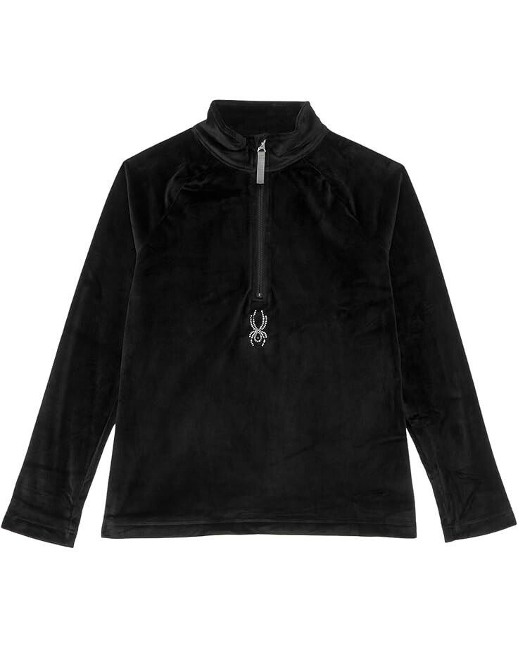 

Топ Spyder Kids Shimmer Bug 1/2 Zip Top, черный