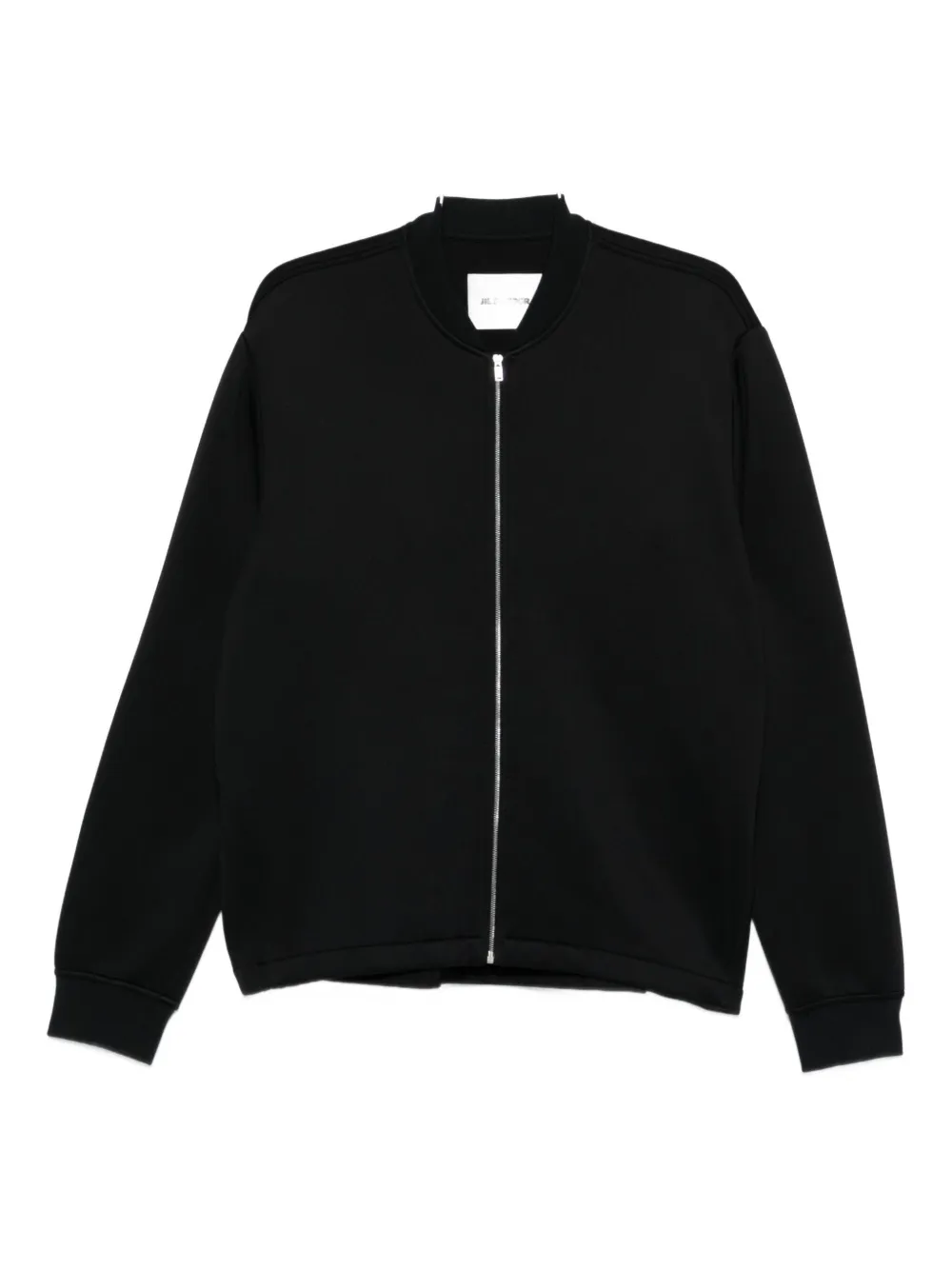 

Свитшот на молнии спереди JIL SANDER, черный
