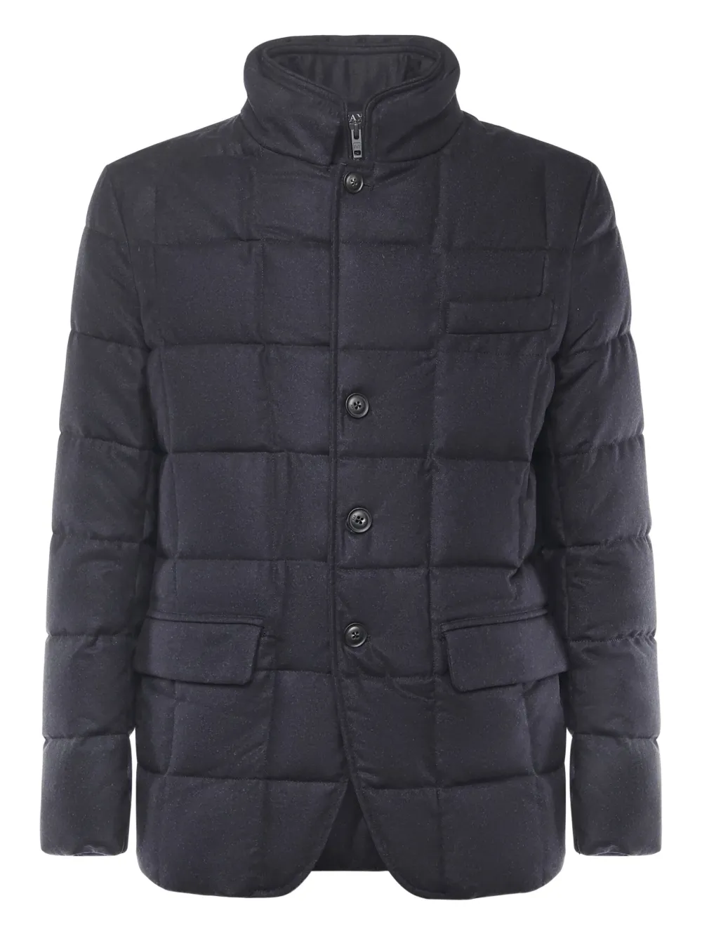 

Стеганая куртка на пуговицах Fay, синий