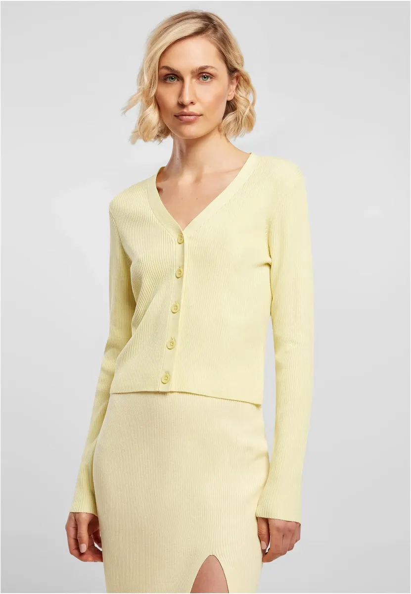 

Кардиган URBAN CLASSICS " Urban Classics Ladies Short Knit Cardigan", желтый