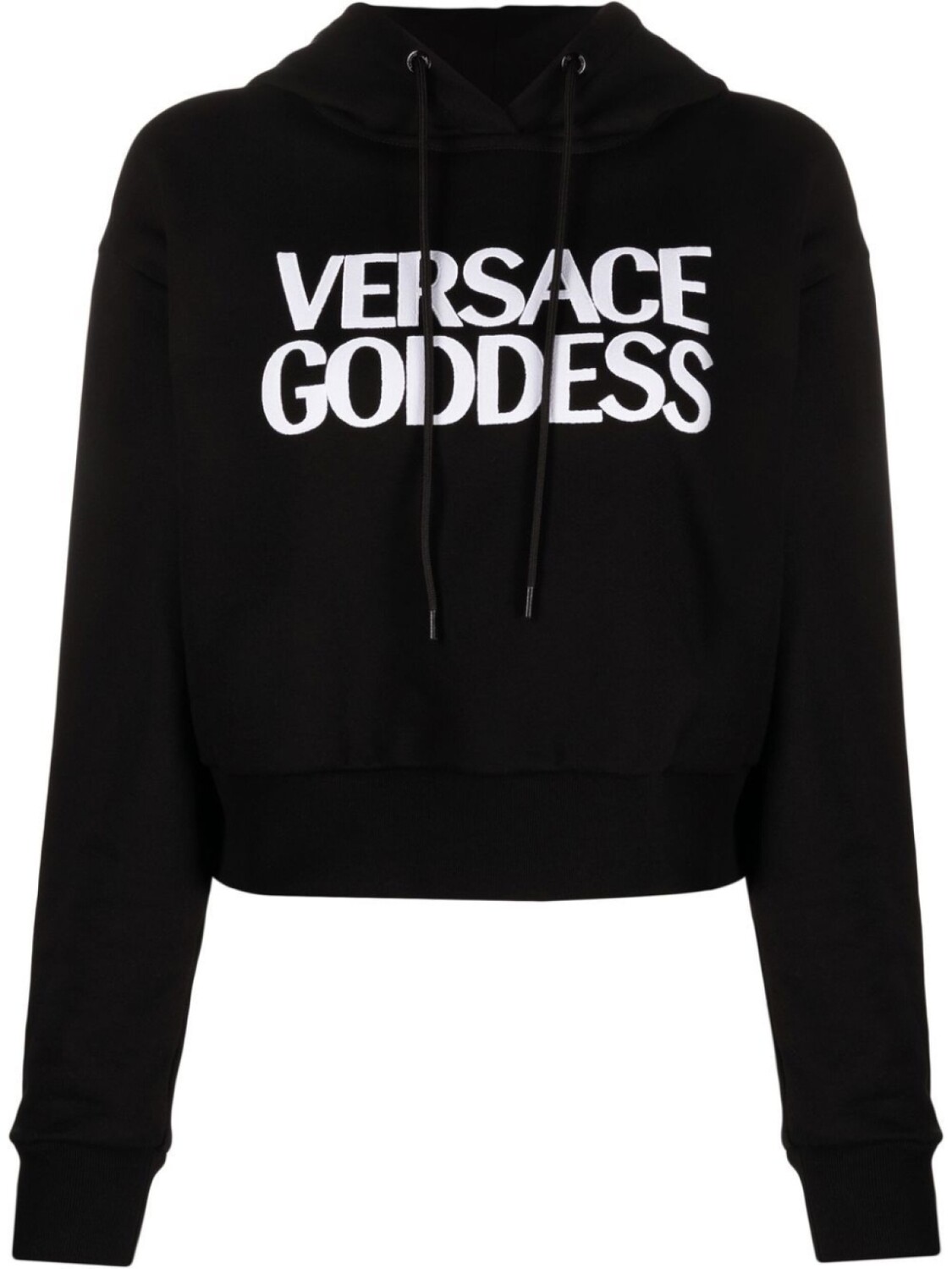 

Versace худи с логотипом Versace Goddess, черный