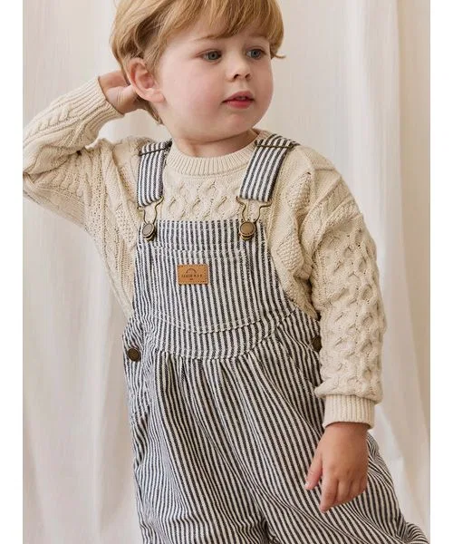 Комбинезон Cotton Twill Sailor Stripe Eclipse Cloud, полоска — фото 2