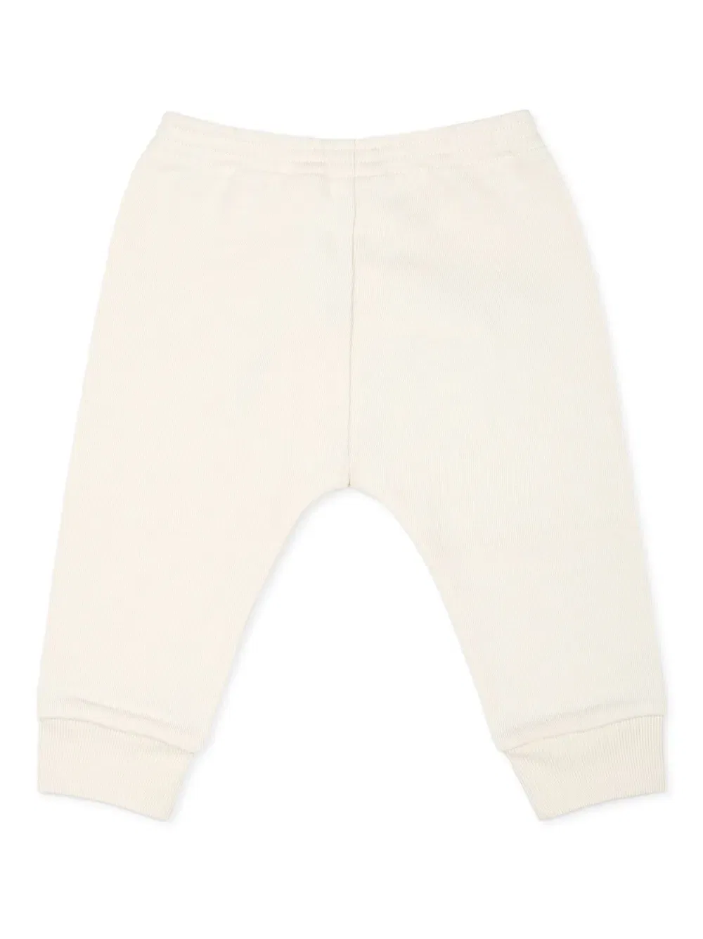 Брюки с полосками в виде сетки Gucci Kids, нейтральный — фото 2