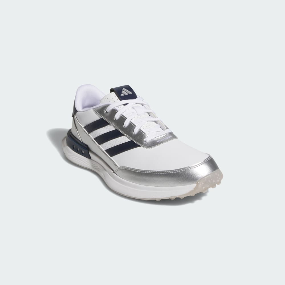 Кроссовки Adidas S2G 25 Leather Spikeless Golf Shoes, цвет Cloud White/Night Indigo/Grey Two — фото 4