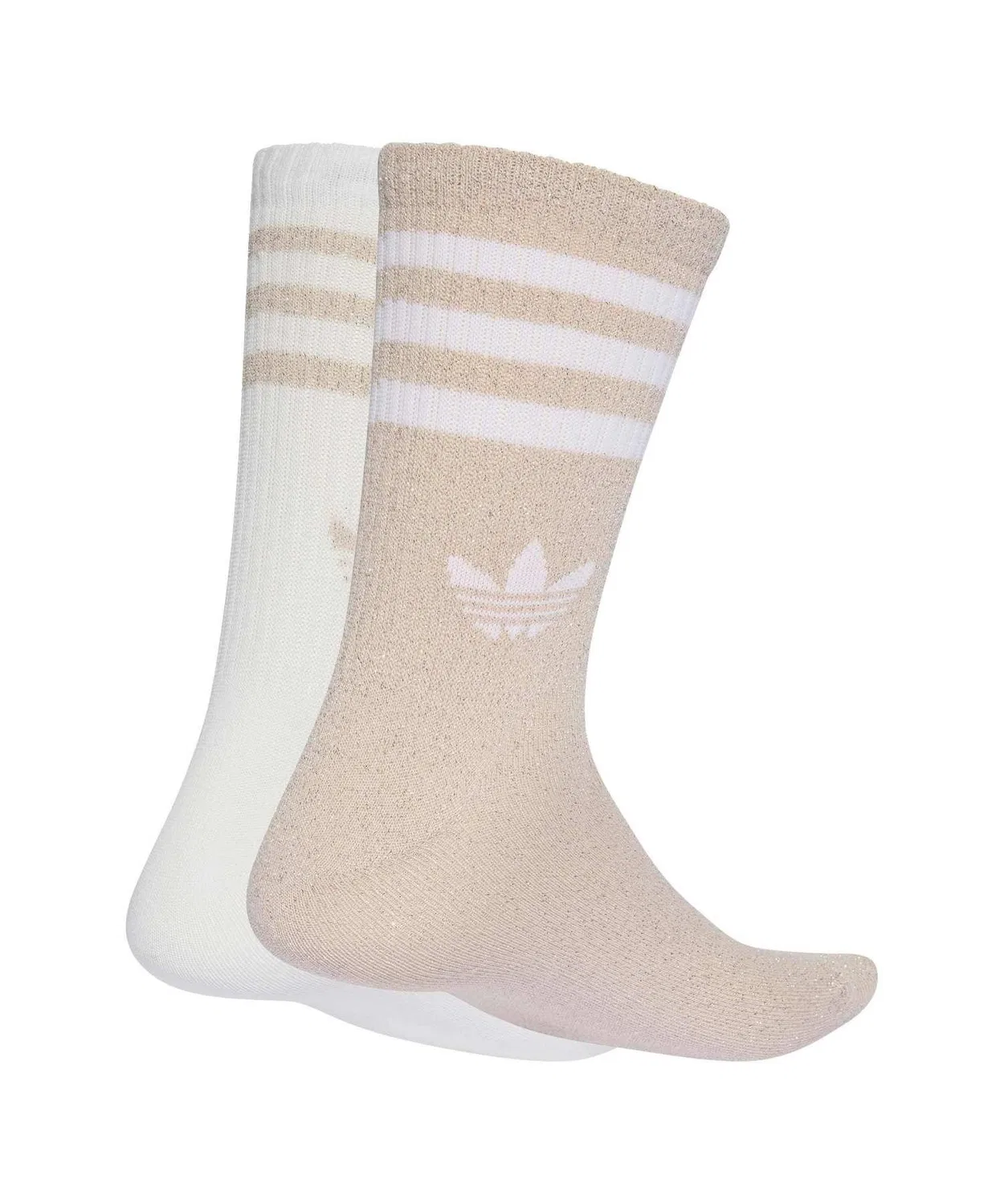 Носки adidas W 3ST GLT Crew Sock 2 пары розовые — фото 2