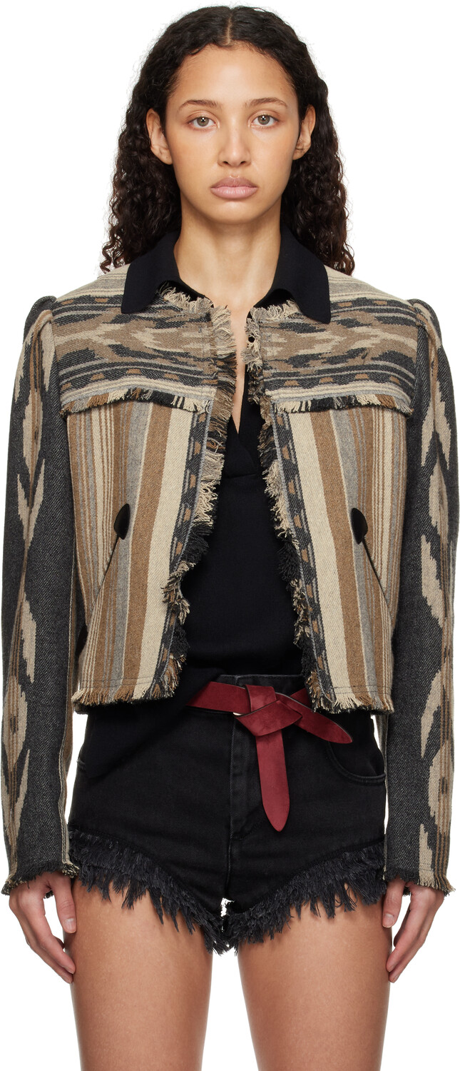 

Разноцветная куртка Delphina Isabel Marant Etoile