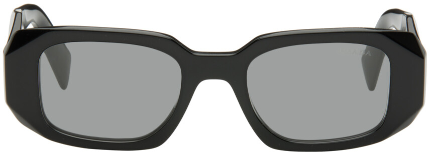 

Черные солнцезащитные очки «Prada Symbole» Prada Eyewear, Black/Slate grey