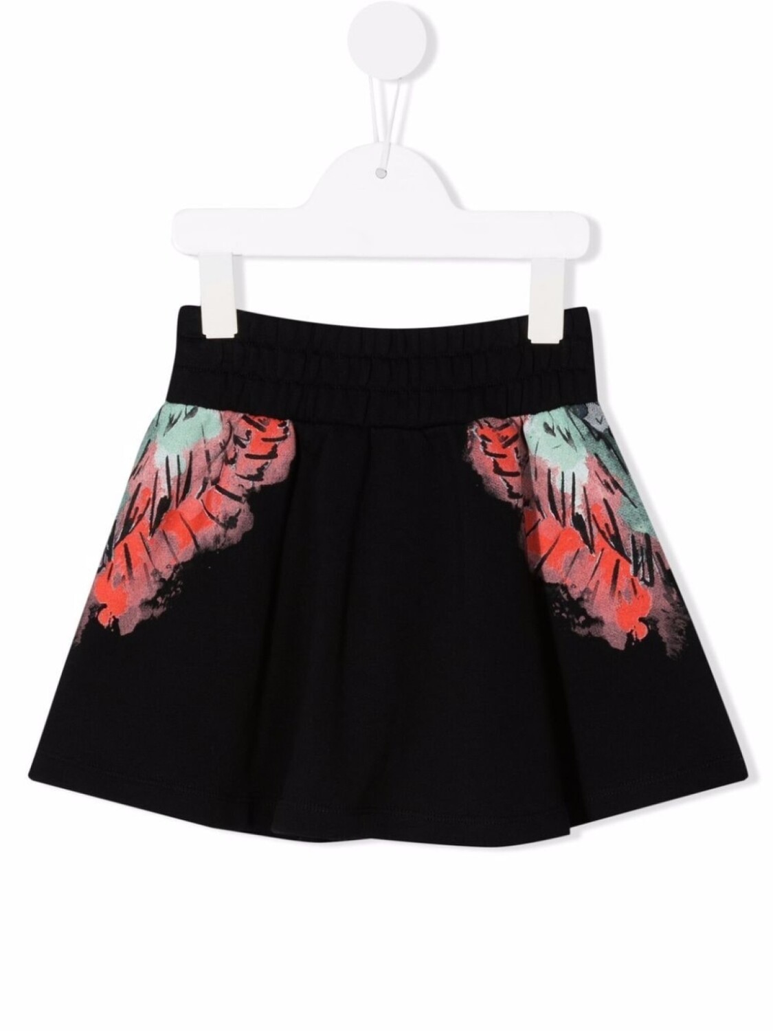 

Marcelo Burlon County Of Milan Kids расклешенная юбка с принтом Wings, черный