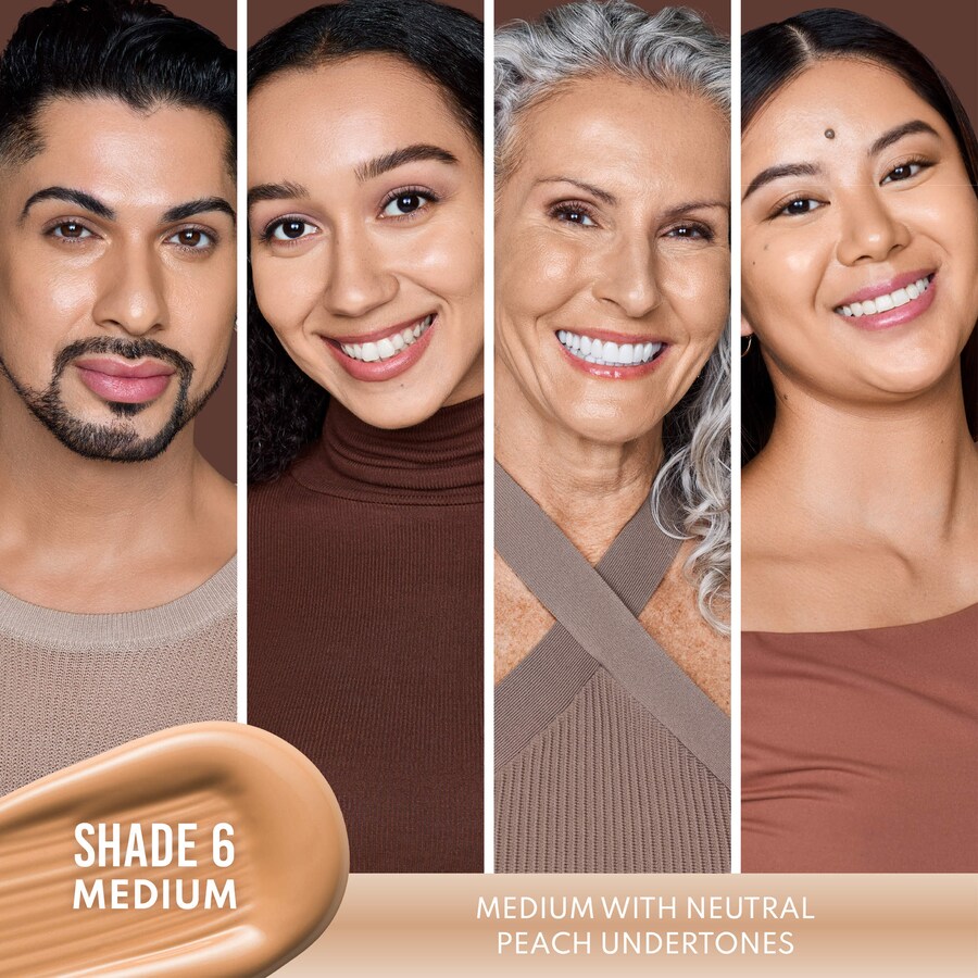 Бустер Danessa Myricks Beauty — Успокаивающая для кожи Yummy Skin Soothing Serum Skin Tint Foundation с пептидами и, 45 мл — фото 3