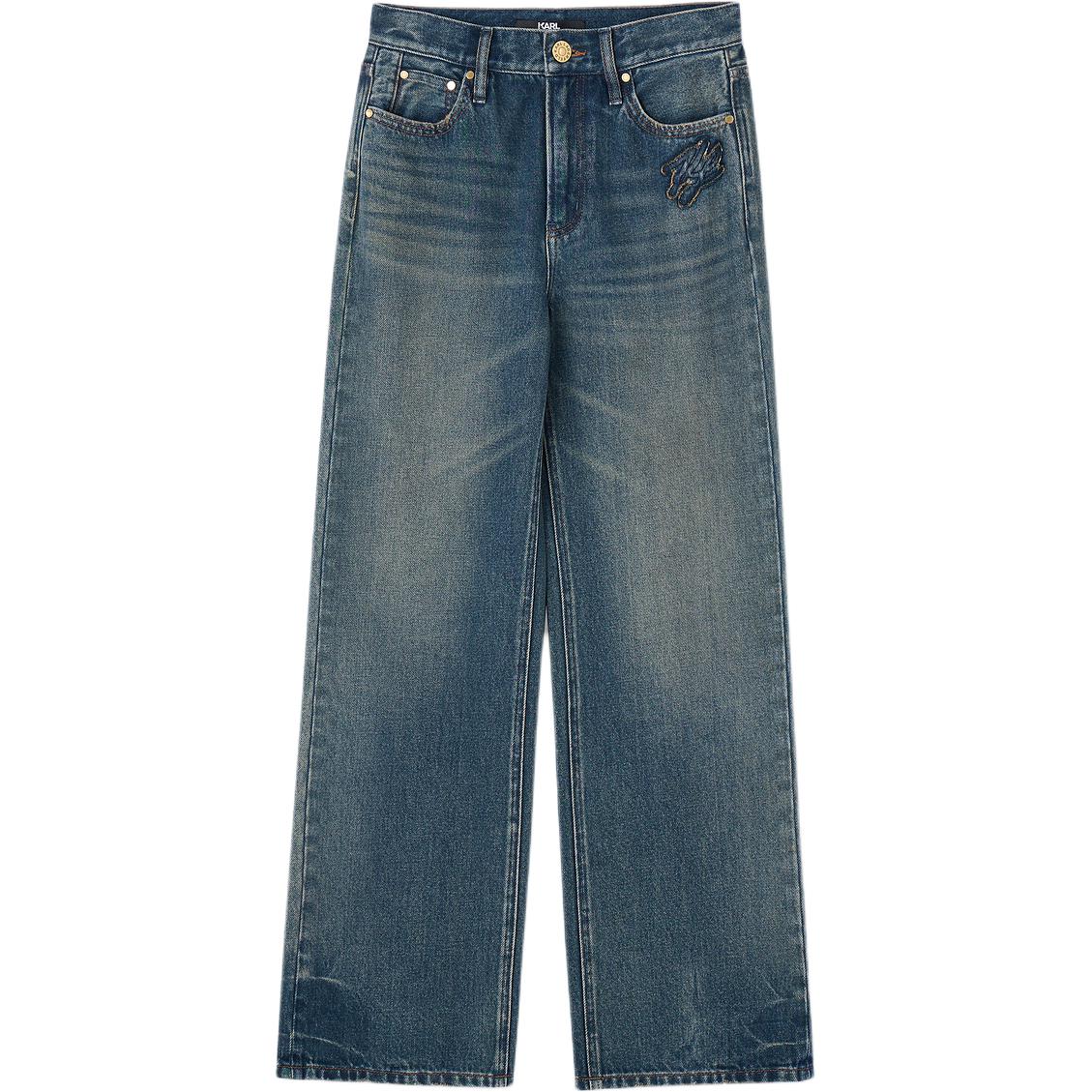 

Джинсы KARL LAGERFELD FW25 женские KARL LAGERFELD/Karl Lagerfeld Jeans, синий