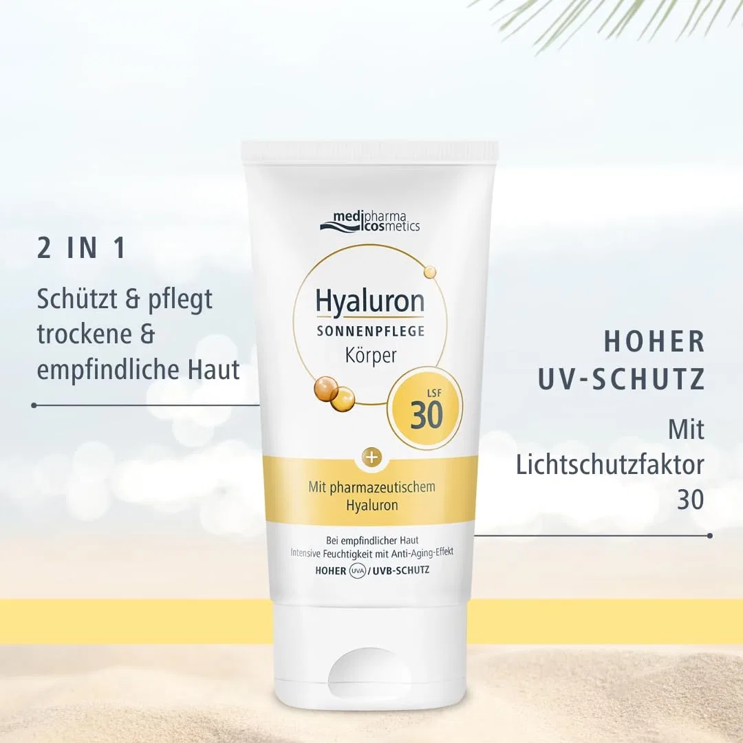 Солнцезащитный крем для тела Hyaluronic Sun Care SPF 30 от medipharma cosmetics Medipharma Cosmetics — фото 4