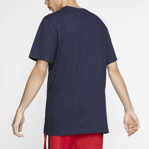 Футболка sportswear logo round neck short sleeve black Nike, черный — фото 4