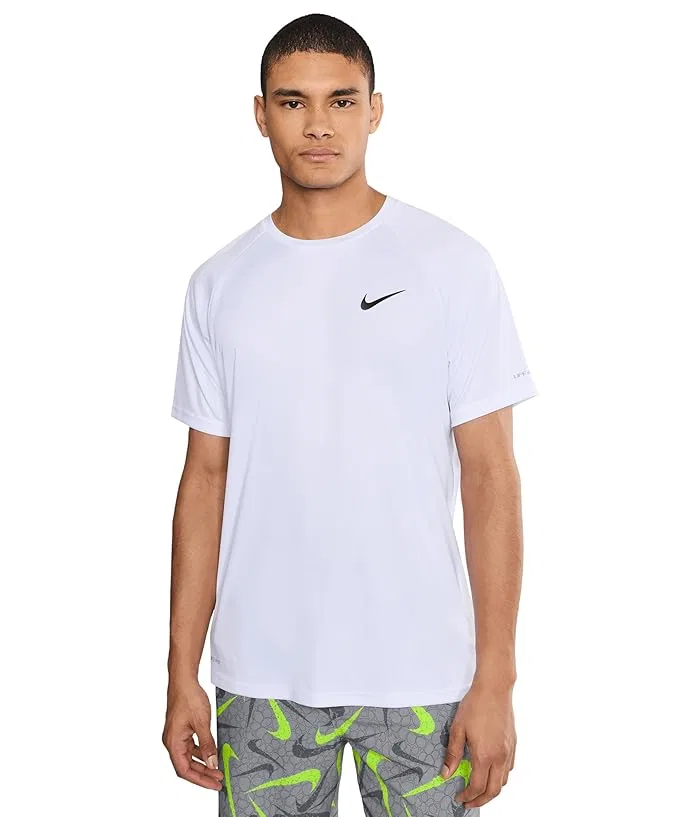 Плавательная футболка Nike Swim Essential Short Sleeve Hydroguard, White