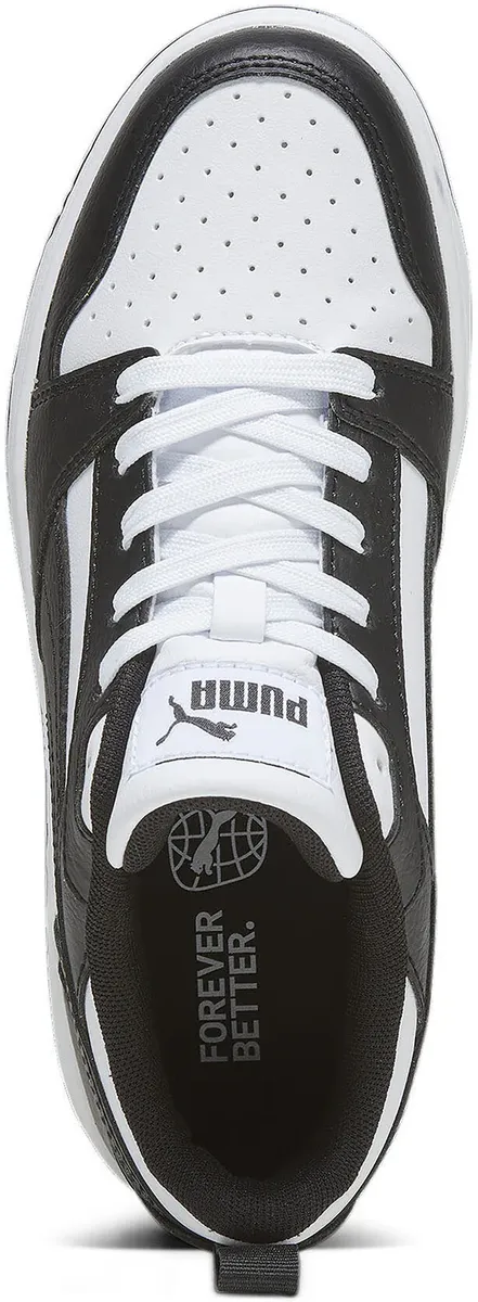 Кроссовки PUMA "REBOUND V6 LO JR", белый — фото 4