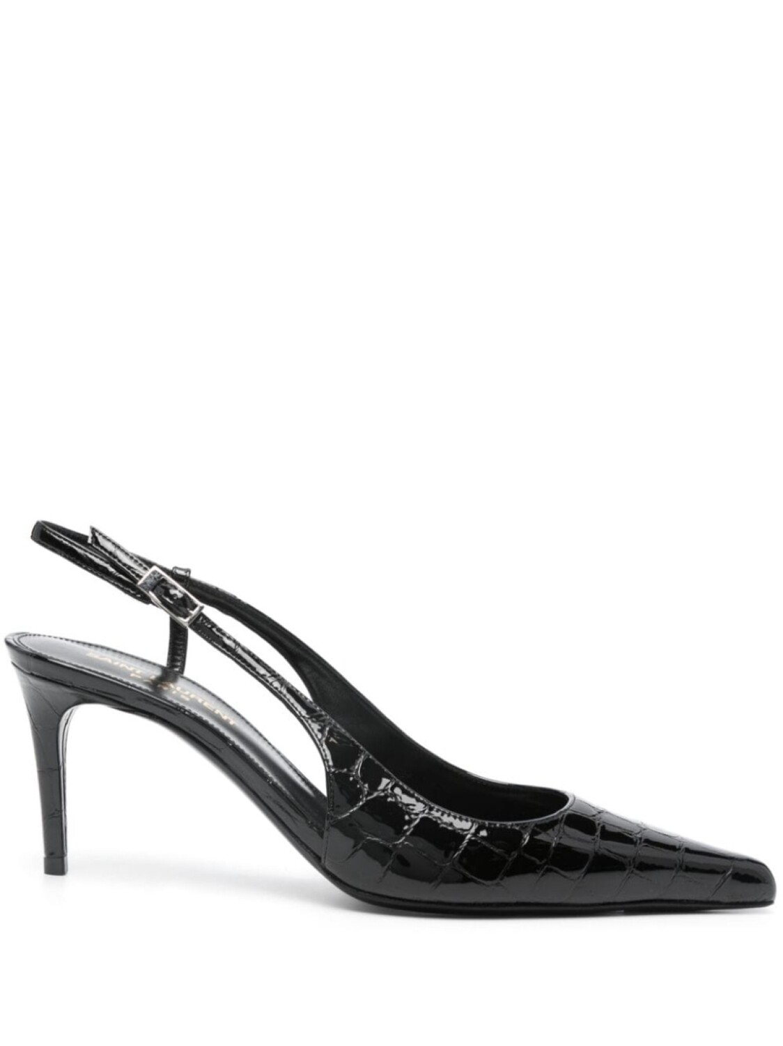 

Saint Laurent туфли с ремешком на пятке, черный