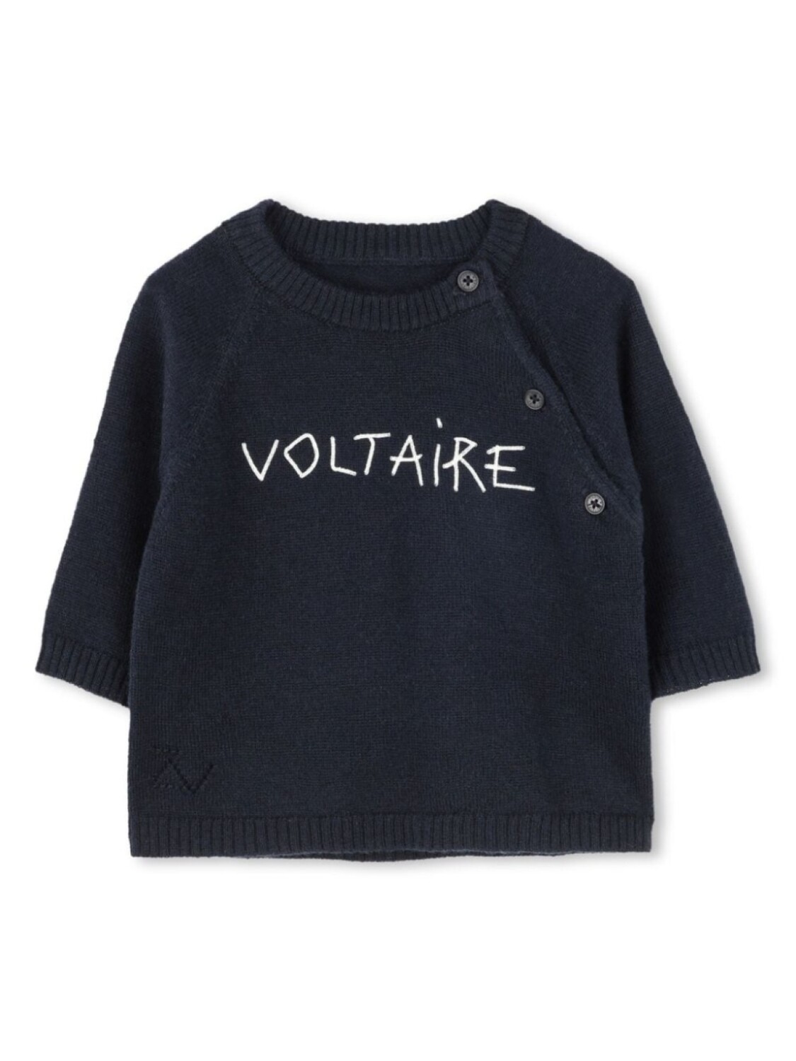 

Комплект брюк с вышитым логотипом Zadig & Voltaire Kids, синий