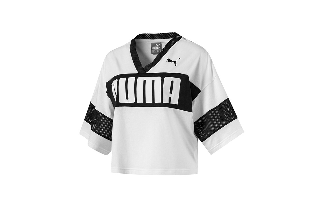 

Укороченный топ женский белый Puma